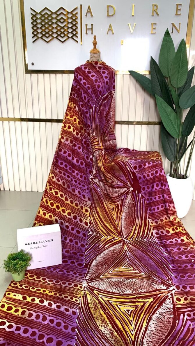 Handwork batik on soft Crepe