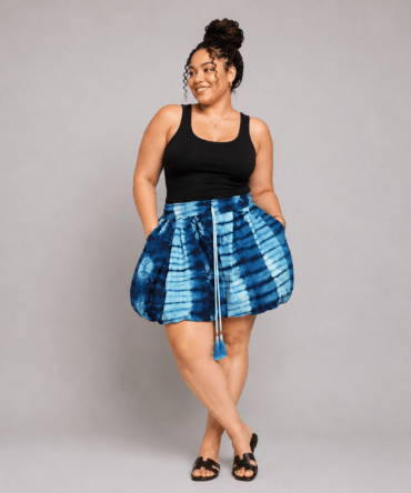 KAYA INDIGO SKIRT