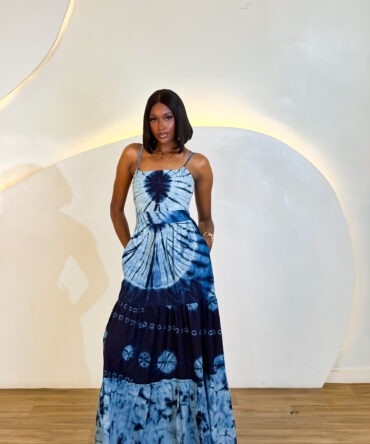 BELLA DRESS - INDIGO